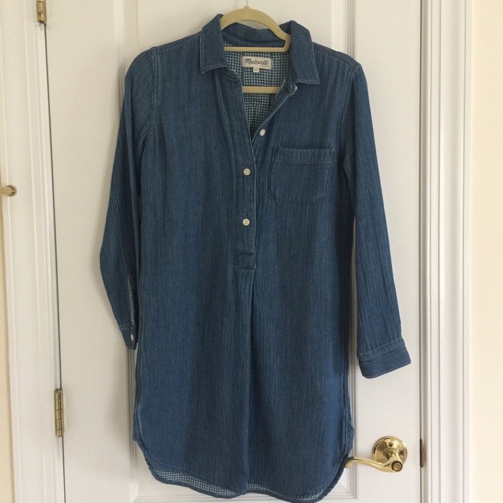 Madewell Chambray  Shirt Dress